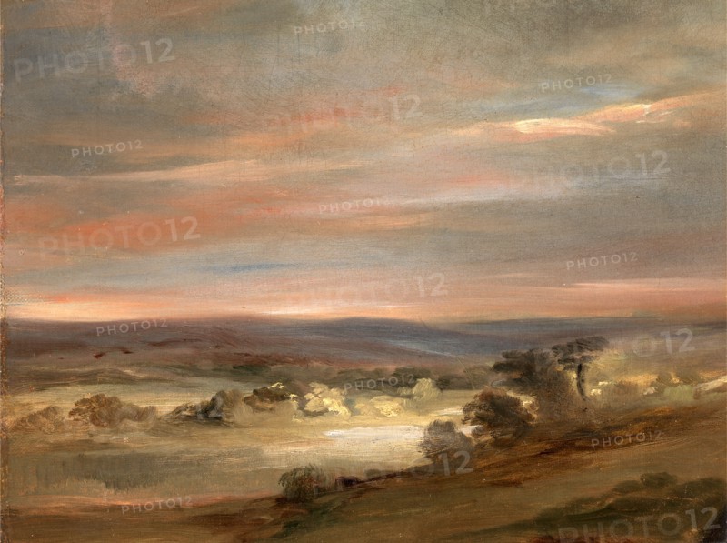 A View on Hampstead Heath, Early Morning A View on Hampstead Heath, Early Morning (?), Attributed to John Constable, 1776-1837, British