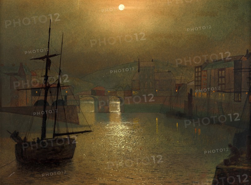 Harbor Scene, John Atkinson Grimshaw, 1836-1893, British