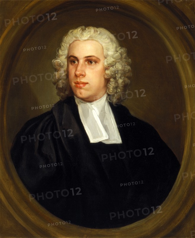 The Reverend Dr. John Lloyd, Curate of St. Mildred's Church, Broad Street John Lloyd, Curate of St. Mildred's Broad Street Dr. John Lloyd Inscribed in brown paint, lower left: "John Lloyd D. D. Atatis. Suit. 25. 1738" Signed in brown paint, lower right: "W. Hogarth. Pinxit"; overpainted, lower left: "Wm Hogarth Pinxit."; dated lower left: "1738", William Hogarth, 1697-1764, British