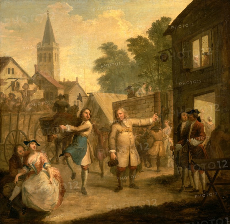 Hob Continues Dancing in Spite of his Father, John Laguerre, 1688-1746, British