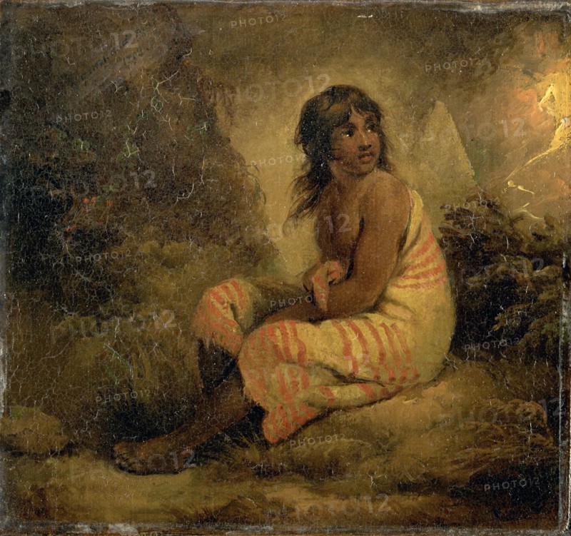 Indian girl Signed and dated, upper left: "G Morland | 1793", George Morland, 1763-1804, British