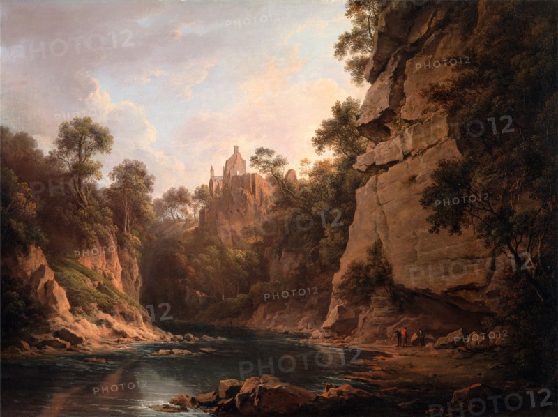 Hawthornden Castle, near Edinburgh, Alexander Nasmyth, 1758-1840, British