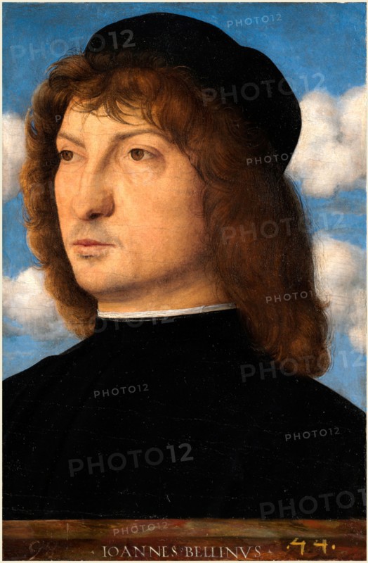 Giovanni Bellini, Italian (c. 1430-1435-1516), Portrait of a Venetian Gentleman, c. 1500, oil on panel transferred to panel
