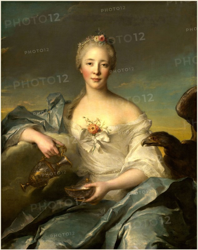Jean-Marc Nattier, French (1685-1766), Madame Le FÃ¨vre de Caumartin as Hebe, 1753, oil on canvas