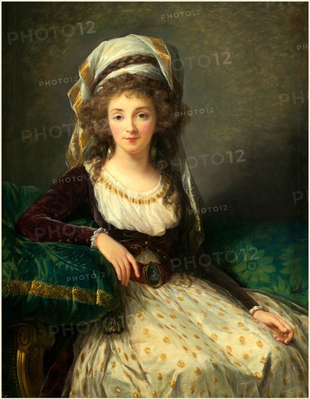 Elisabeth-Louise Vigée Le Brun, French (1755-1842), Madame d'Aguesseau de Fresnes, 1789, oil on wood