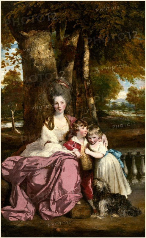 Sir Joshua Reynolds, British (1723-1792), Lady Elizabeth Delmé and Her Children, 1777-1779, oil on canvas
