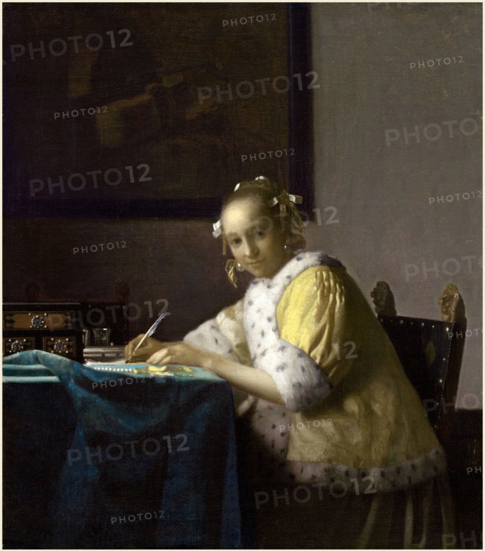 Vermeer, Jeune femme écrivant une lettre