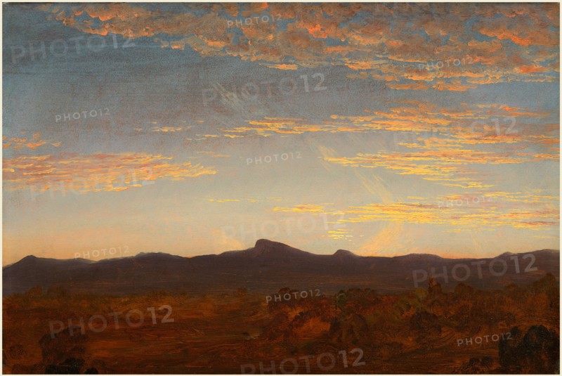 Thomas Cole, American (1801-1848), Study for "Catskill Creek", c. 1844-1845, oil on wood