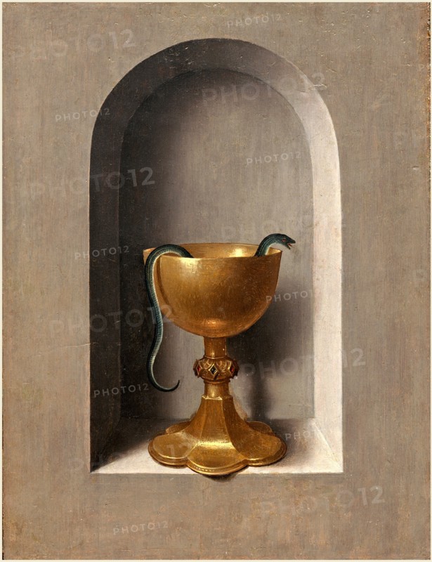 Hans Memling (Netherlandish, active c. 1465-1494), Chalice of Saint John the Evangelist , c. 1470-1475, oil on panel