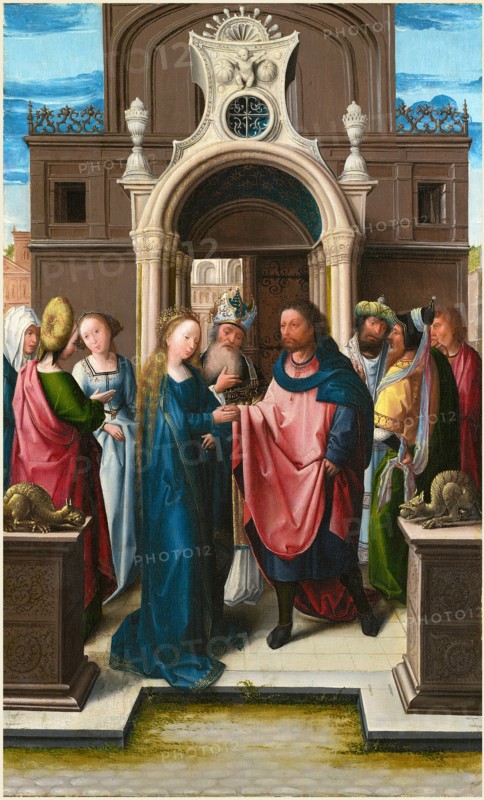 Bernard van Orley (Netherlandish, c. 1488-1541), The Marriage of the Virgin, c. 1513, oil on panel