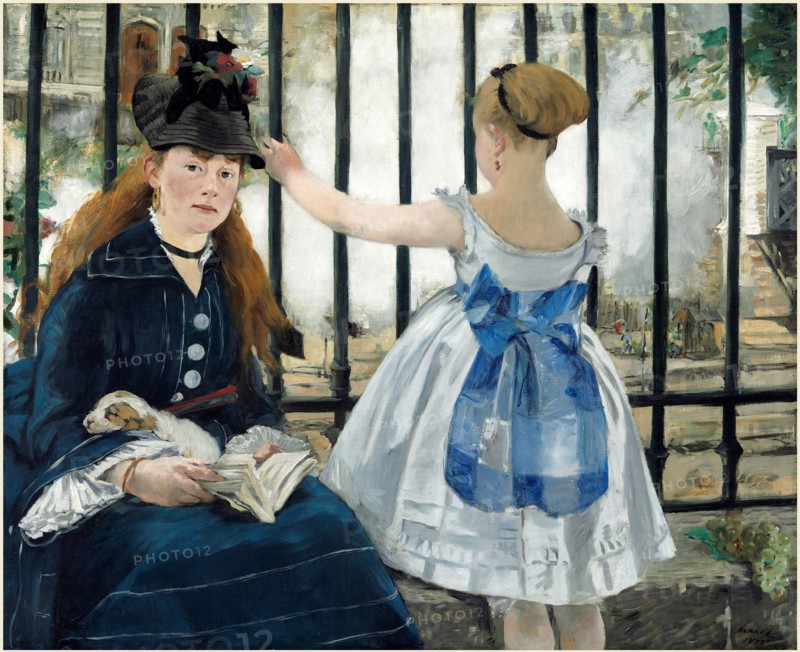 Edouard Manet, French (1832-1883), The Railway, 1873, oil on canvas