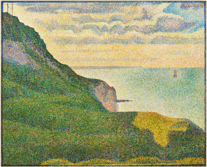 Georges Seurat, French (1859-1891), Seascape at Port-en-Bessin, Normandy, 1888, oil on canvas