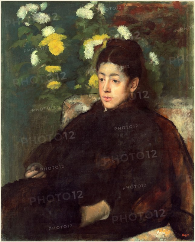 Edgar Degas, French (1834-1917), Mademoiselle Malo, c. 1877, oil on canvas