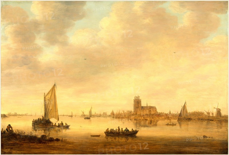 Jan van Goyen, Dutch (1596-1656), View of Dordrecht from the Dordtse Kil, 1644, oil on panel