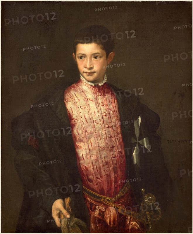 Titian, Italian (c. 1490-1576), Ranuccio Farnese, 1542, oil on canvas