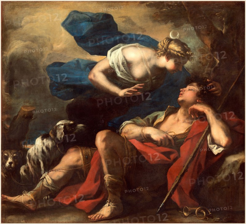 Luca Giordano, Italian (1634-1705), Diana and Endymion, c. 1675-1680, oil on canvas