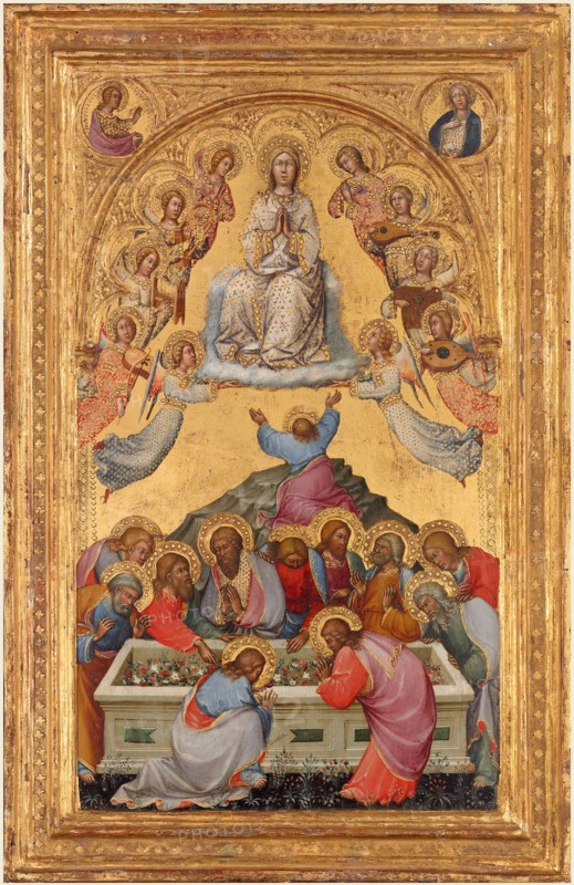 Paolo di Giovanni Fei, Italian (mentioned 1369-1411), The Assumption of the Virgin, probably c. 1385, tempera on panel