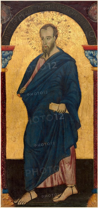 Master of Saint Francis, Italian (active second half 13th century), Saint James Minor, probably c. 1270-1280, tempera on panel