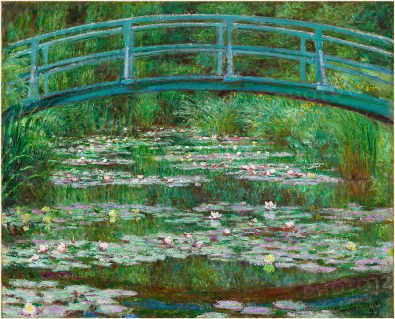 Claude Monet, French (1840-1926), The Japanese Footbridge, 1899, oil on canvas