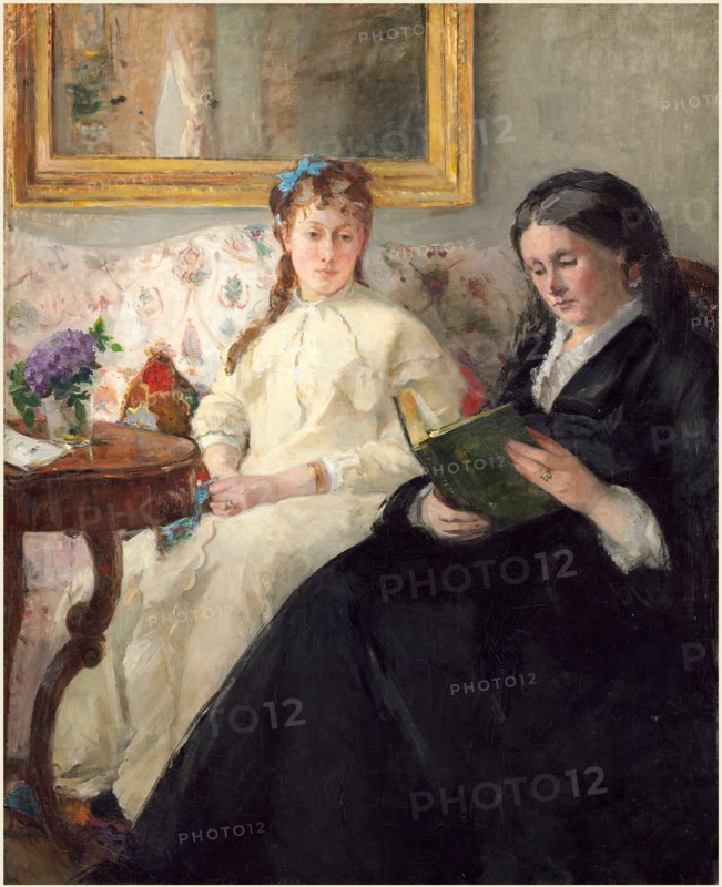 Berthe Morisot, French (1841-1895), The Mother and Sister of the Artist, 1869-1870, oil on canvas