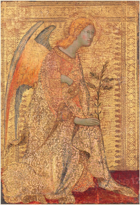 Simone Martini, The Angel of the Annunciation, Italian, c. 1284-1344, c. 1333, tempera on panel