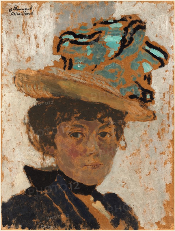 Edouard Vuillard, Madame Bonnard, French, 1868-1940, 1895-1900, oil on cardboard