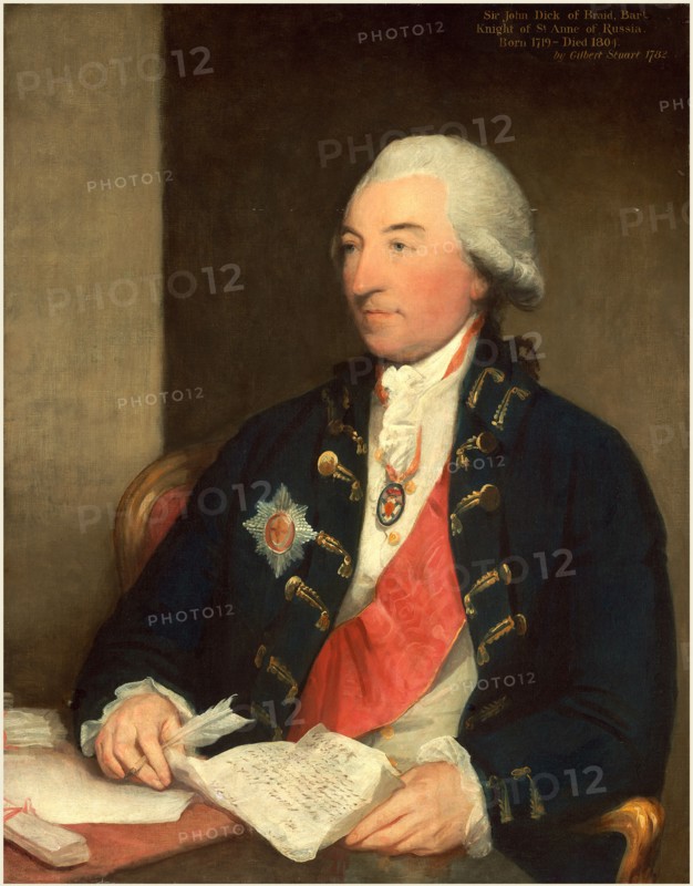 Gilbert Stuart, Sir John Dick, American, 1755-1828, 1783, oil on canvas