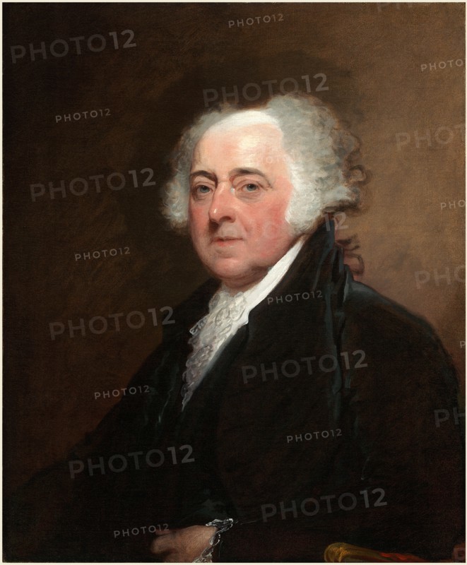 Gilbert Stuart, John Adams, American, 1755-1828, c. 1800-1815, oil on canvas