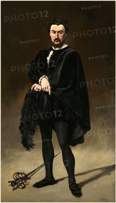 Edouard Manet, French (1832-1883), The Tragic Actor (RouviÃ¨re as Hamlet), 1866, oil on canvas