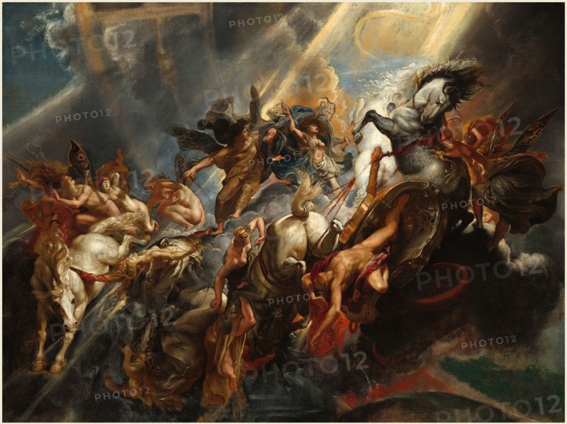 Sir Peter Paul Rubens, Flemish (1577-1640), The Fall of Phaeton, c. 1604-1605, probably reworked c. 1606-1608, oil on canvas