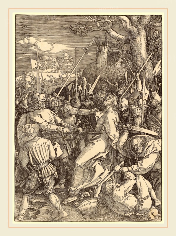 Albrecht DÃ¼rer, The Betrayal of Christ, German, 1471-1528, 1510, woodcut