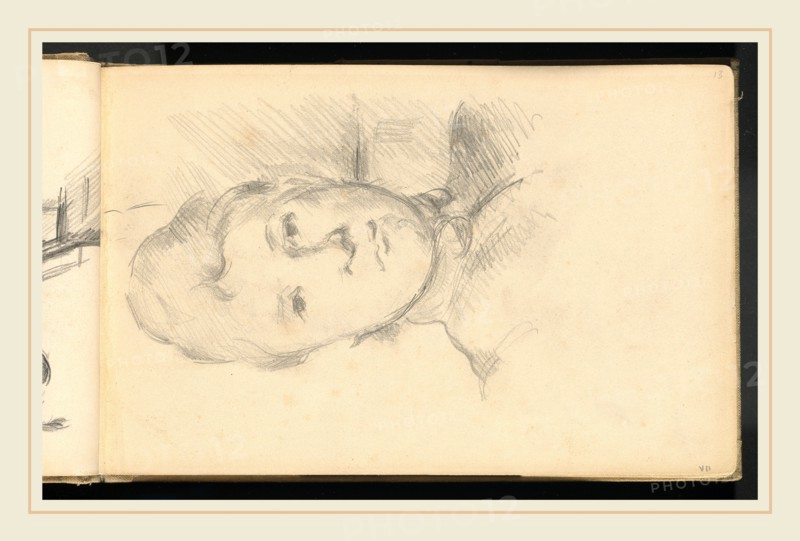 Paul Cézanne, Madame Cézanne, French, 1839-1906, 1888-1891, graphite on wove paper