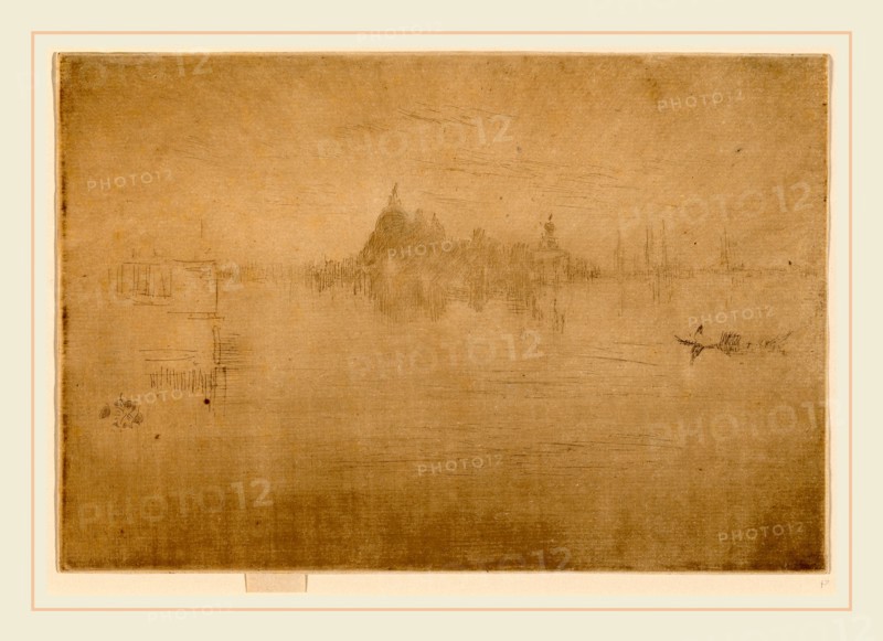 James McNeill Whistler, American (1834-1903), Nocturne: Salute, 1879-1880, etching