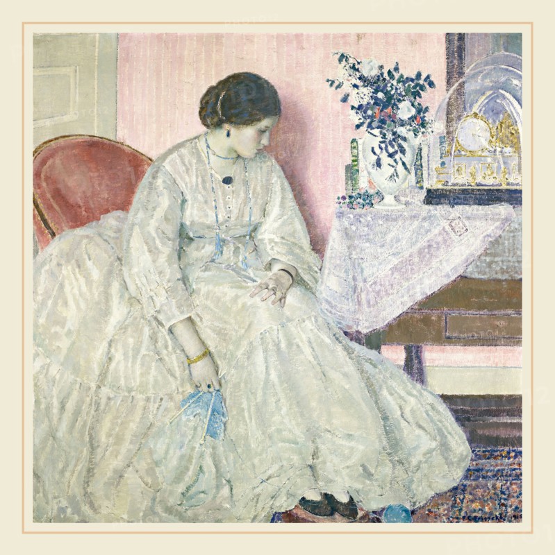 Frederick Carl Frieseke, Memories, American, 1874-1939, 1915, oil on canvas