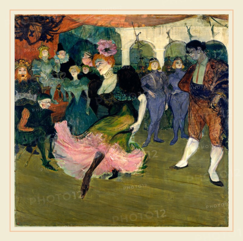 Henri de Toulouse-Lautrec, Marcelle Lender Dancing the Bolero in "Chilpéric", French, 1864-1901, 1895-1896, oil on canvas