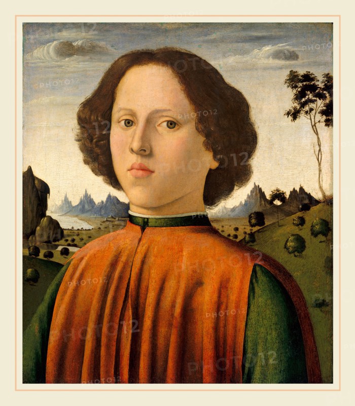 Biagio d'Antonio, Italian (c. 1446-1516), Portrait of a Boy, c. 1476-1480, oil and tempera on panel