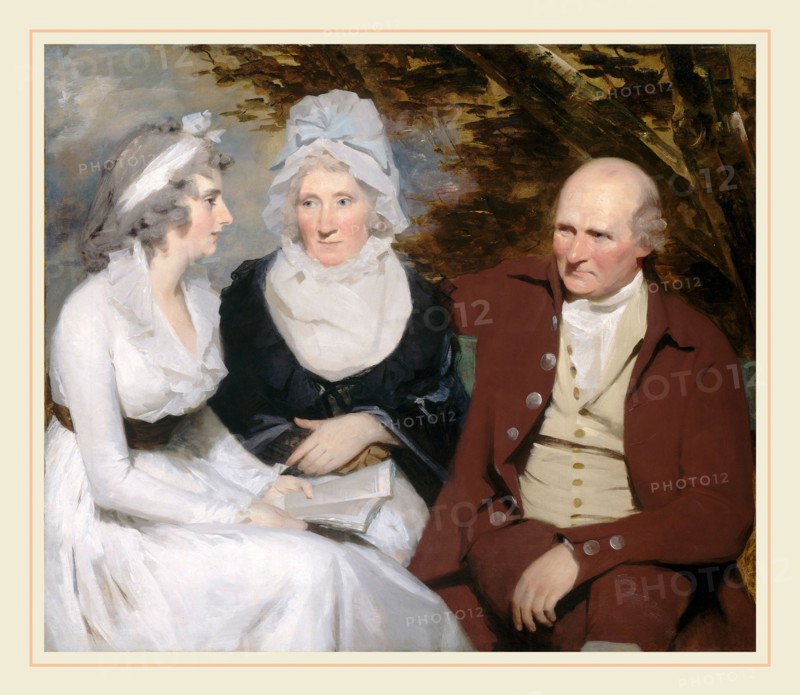 Sir Henry Raeburn, John Johnstone, Betty Johnstone, and Miss Wedderburn, Scottish, 1756-1823, c. 1790-1795, oil on canvas