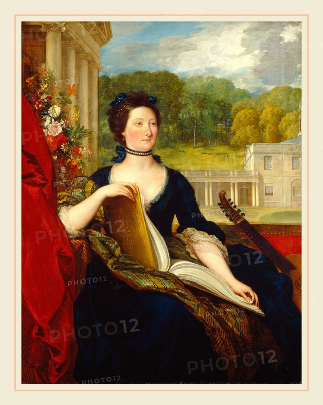 Benjamin West, American (1738-1820), Maria Hamilton Beckford (Mrs. William Beckford), 1799, oil on canvas