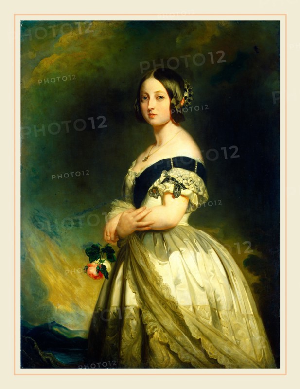 Studio of Franz Xaver Winterhalter, Queen Victoria, c. 1843, oil on canvas
