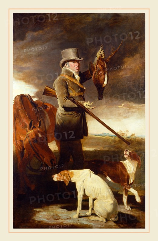 Benjamin Marshall, British (1768-1835), J.G. Shaddick, the Celebrated Sportsman, 1806, oil on canvas