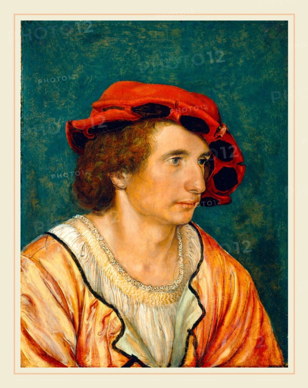 Attributed to Hans Holbein the Younger, German (1497-1498-1543), Portrait of a Young Man, c. 1520-1530, oil on panel