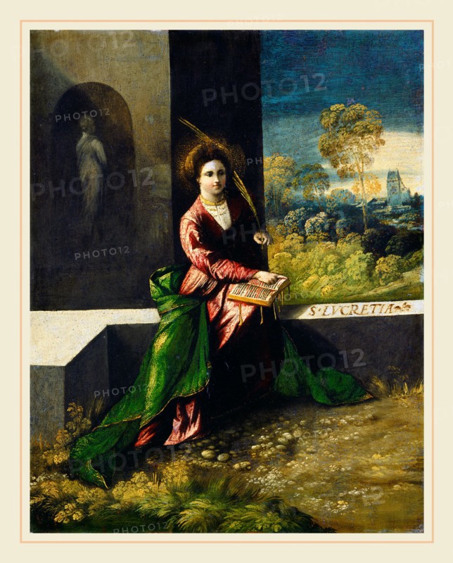 Dosso Dossi, Italian (active 1512-1542), Saint Lucretia, c. 1520, oil on panel