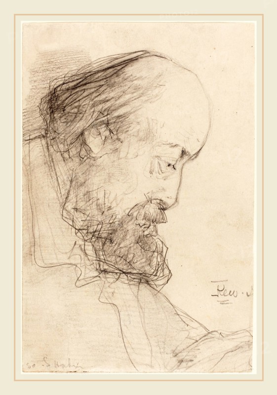 Francis Seymour Haden, British (1818-1910), Griff, probably c. 1864, graphite on wove paper