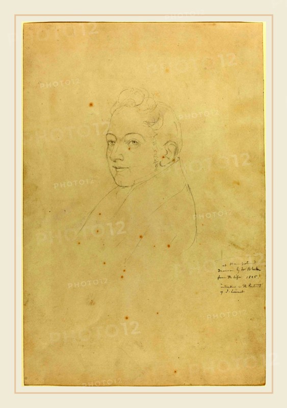 William Blake, British (1757-1827), John Linnell, 1825, graphite