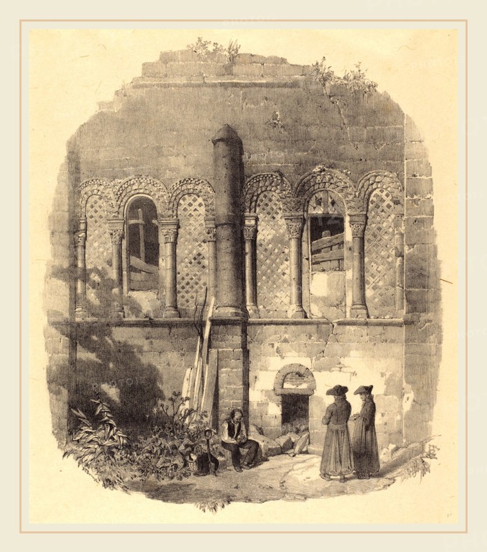 Richard Parkes Bonington, British (1802-1828), Eglise de Saint-Taurin, Evreux, 1824, lithograph