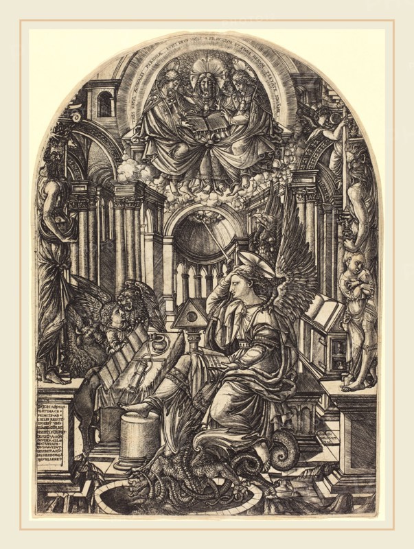 Jean Duvet, French (1485-c. 1570), The Revelation of Saint John the Evangelist, c. 1555, engraving
