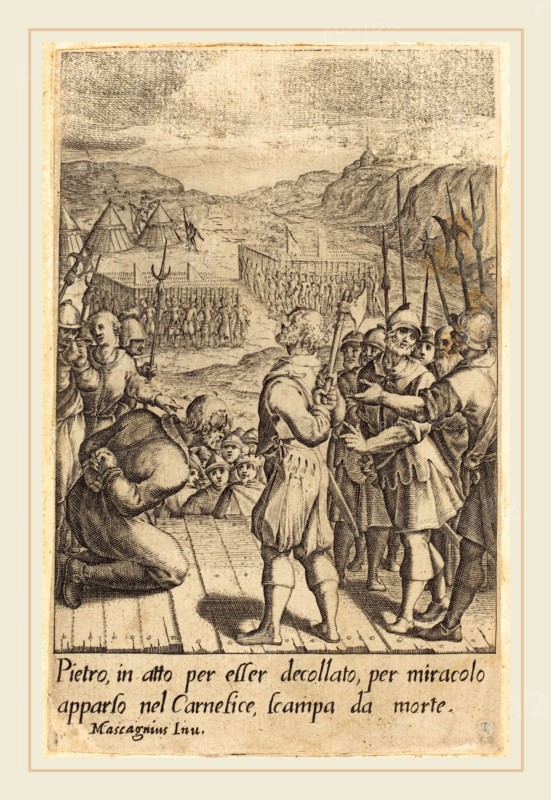 Jacques Callot after Donato Mascagni, French (1592-1635), The Hangman, 1619, engraving