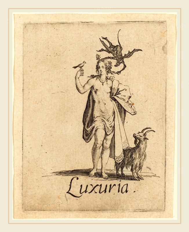 Jacques Callot, French (1592-1635), Lust, probably after 1621, etching and engraving