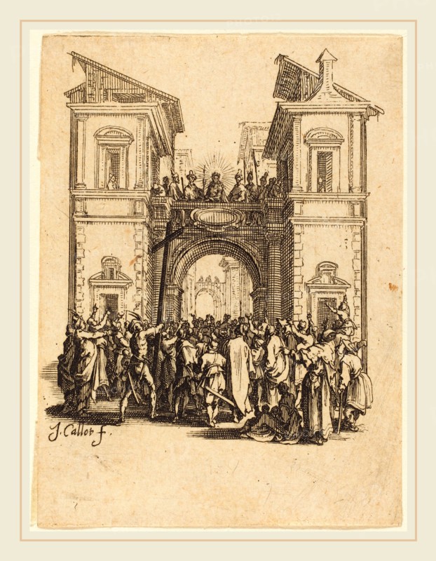 Jacques Callot, French (1592-1635), Ecce Homo, c. 1624-1625, etching