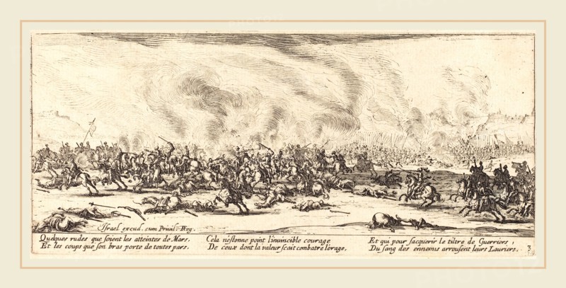 Jacques Callot, French (1592-1635), The Battle, c. 1633, etching